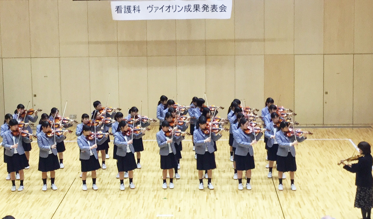 博多高等学校でヴァイオリンレッスン 博多高等学校でヴァイオリンレッスン